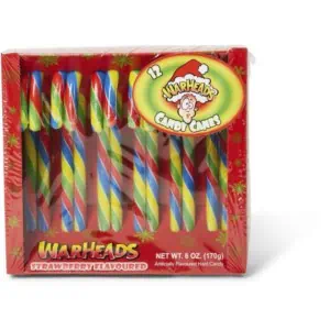 Warheads Super Sour Christmas Candy Canes 170g