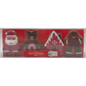 Christmas Mug Topper Cookies 4 Pack