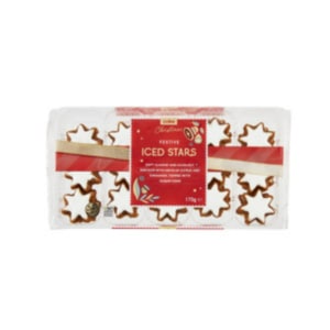 Coles Festive Iced Stars