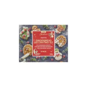 Coles Gingerbread Biscuit Decorating Kit 8 Pack