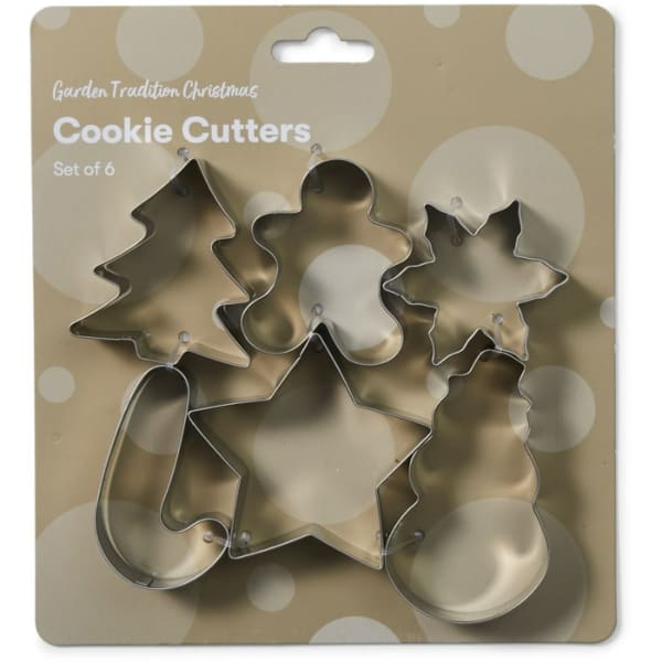Garden Traditions Christmas Cookie Cutters 6 Pack