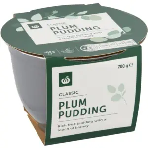 Woolworths Classic Plum Pudding 700g