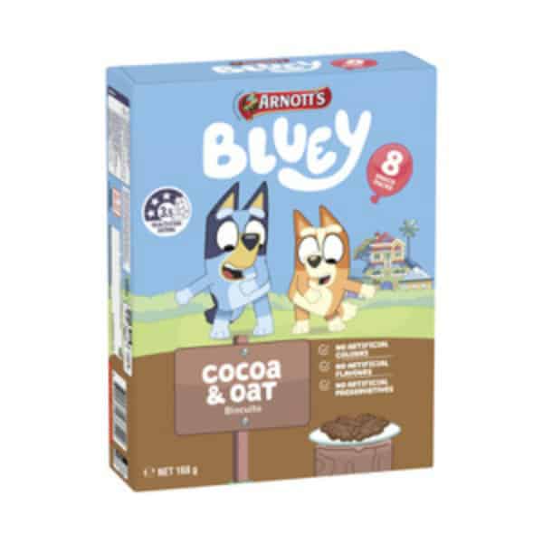 Bluey Cocoa and Oat Biscuits 168g