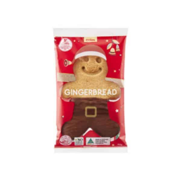 Coles Festive Gingerbread Biscuit 40g