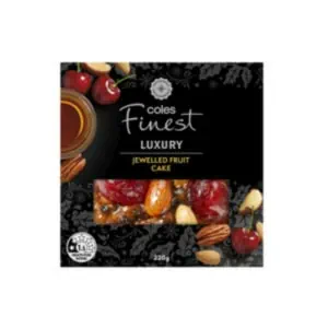 Coles Finest Luxury Jewelled Fruit Cake Small 1