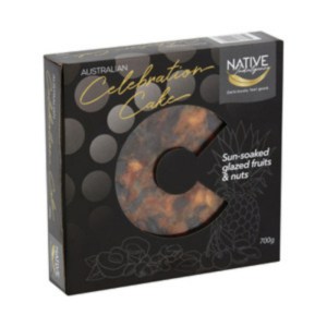 Native Indulgence Celebration Cake Sun Soaked Fruit Nuts 700g