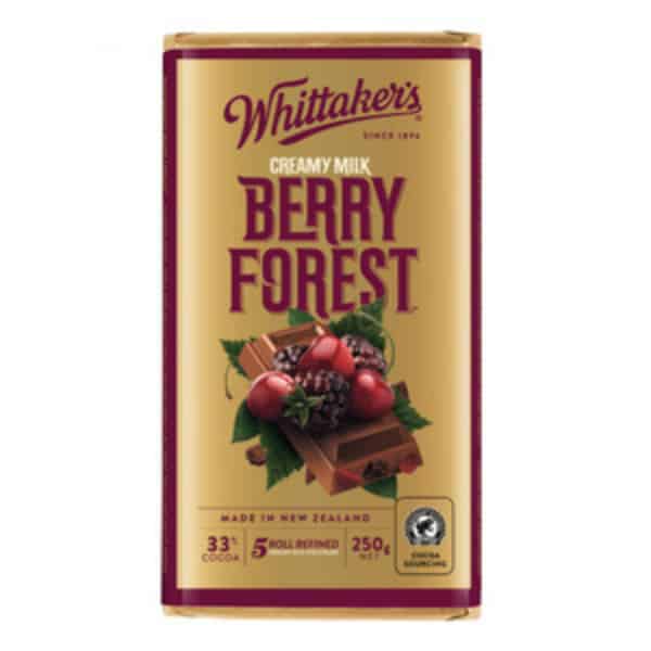 Whittakers Berry Forest Chocolate Block 250g