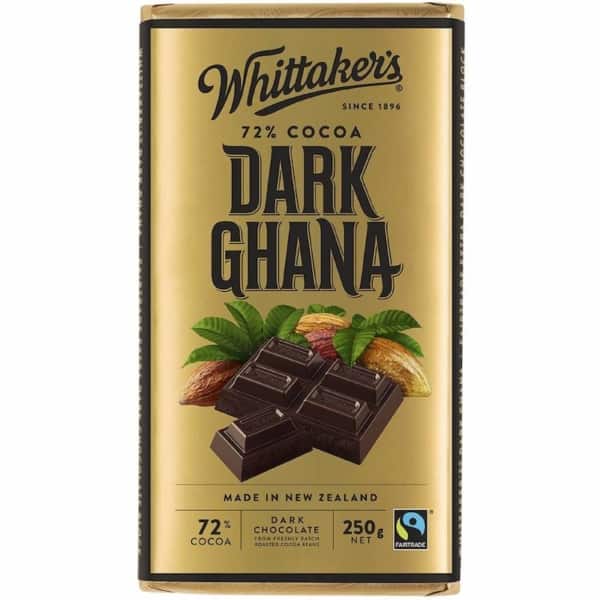Whittakers Block Dark Ghana 250g