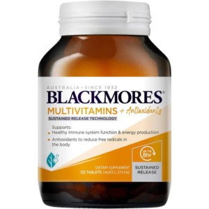 blackmores multivitamin antioxidants sustained release tablets 125 pack