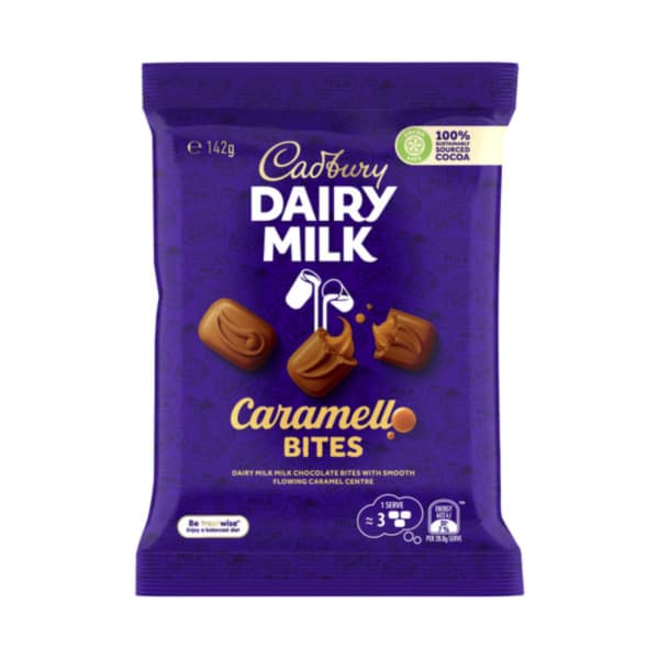 Cadbury Dairy Milk Caramello Bites 142g 1