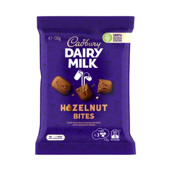 Cadbury Dairy Milk Hazelnut Bitesize 130g 1