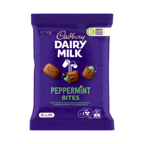 Cadbury Dairy Milk Peppermint Bites 142g 1