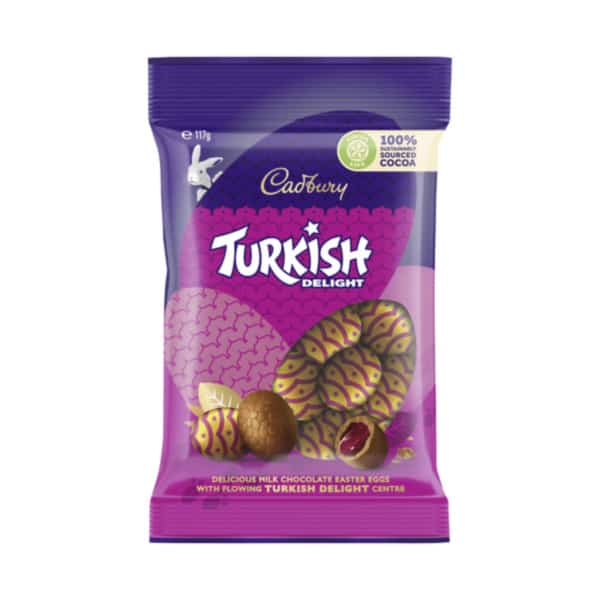 Cadbury Turkish Delight Egg Bag 117g 1