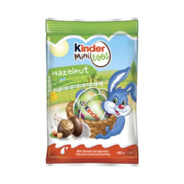 Kinder Chocolate Hazelnut Mini Easter Eggs 100g 1