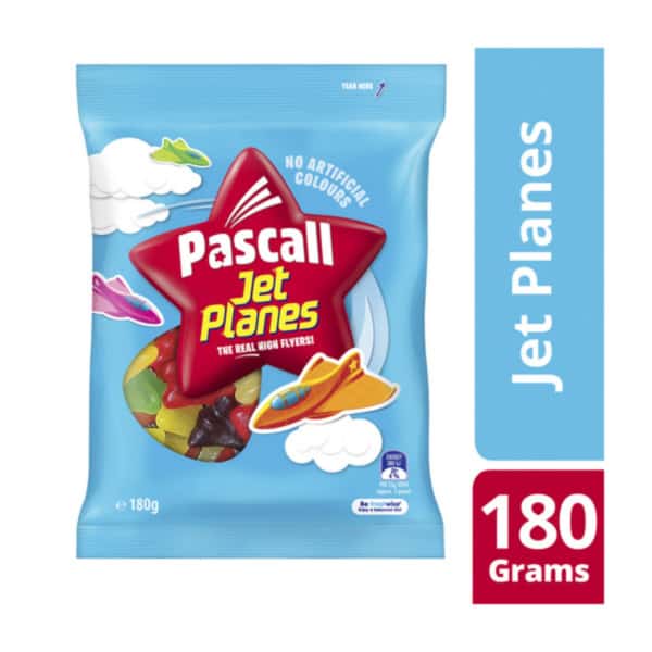 Pascall Jet Planes Lollies 180g 1