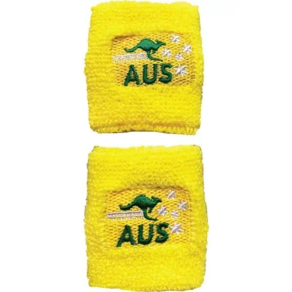 australia summer wrist sweatband 2 pack