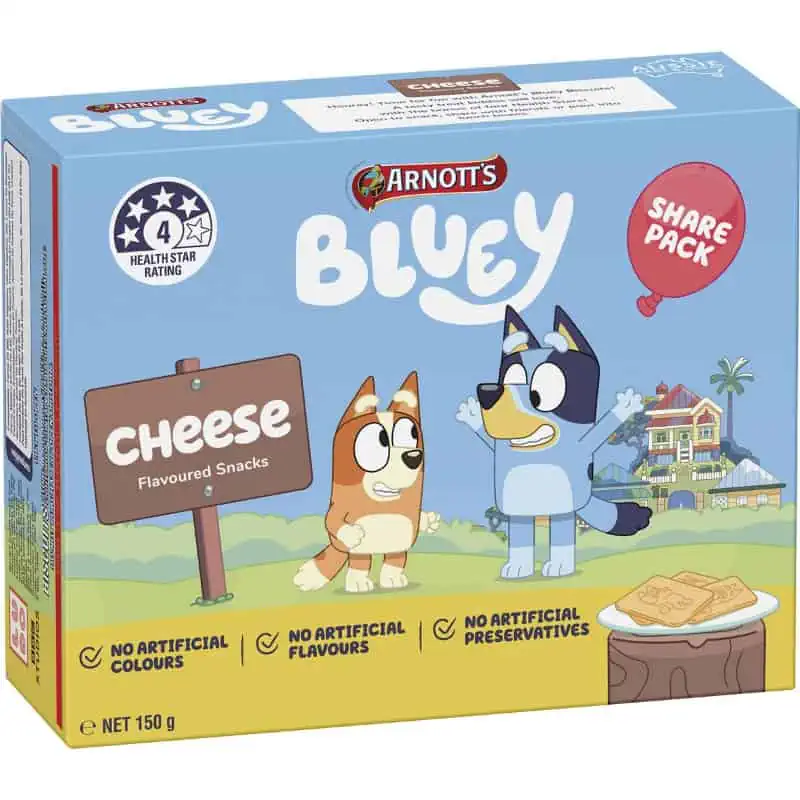 https://theaustralianfoodshop.com/wp-content/uploads/2023/03/Arnotts-Bluey-Cracker-Biscuits-Cheese-Sharebox-150g.webp