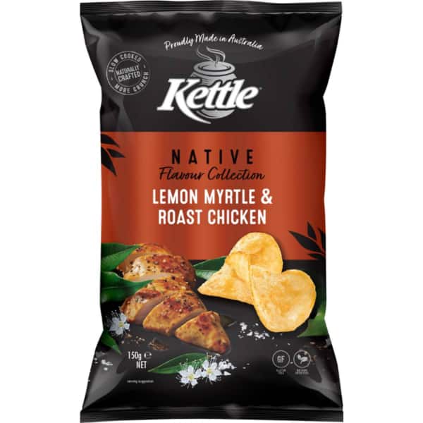 Kettle Chips Native Lemon Myrtle Chicken 150g 1