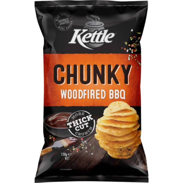 Kettle Chunky Potato Chips Barbeque 150g 1