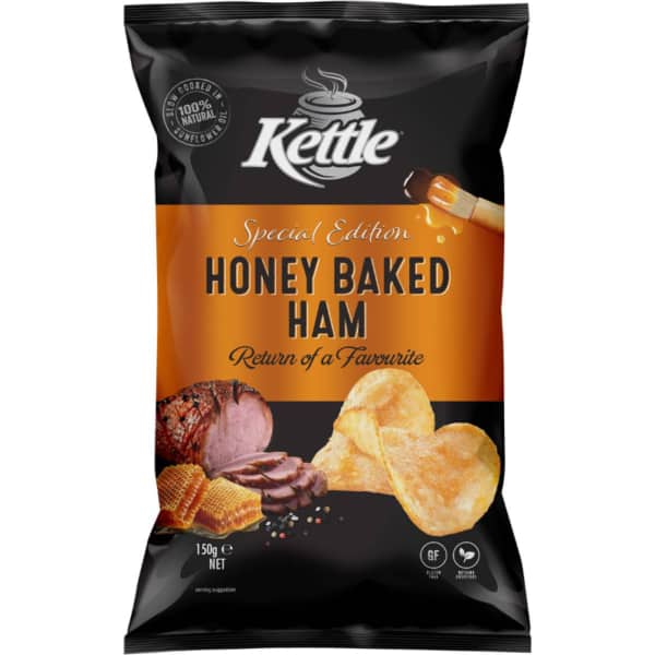 Kettle Special Edition Honey Baked Ham Chips 150g 1