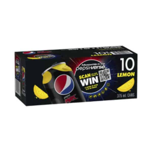 Pepsi Schweppes Soft Drink Lemon 10x375mL 1