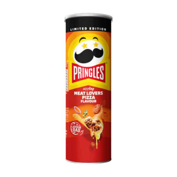 Pringles Sizzling Meat Lovers Pizza Flavour 118g 1