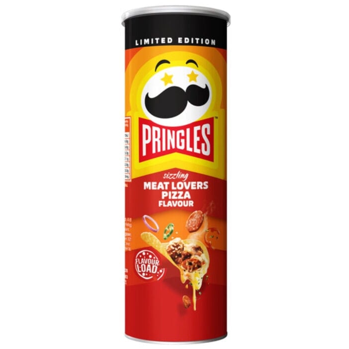 Buy Pringles Sizzling Meat Lovers Pizza Flavour 118g Online | Worldwide ...