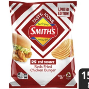 Smiths Red Rooster Taste Icons 150g