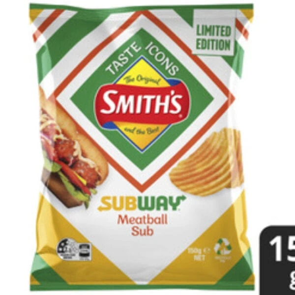 Smiths Subway Meatball Melt Taste Icons 150g