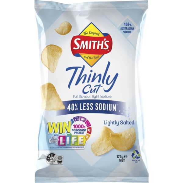 Smiths Thinly Cut Lightly Salted Potato Chips 175g 1