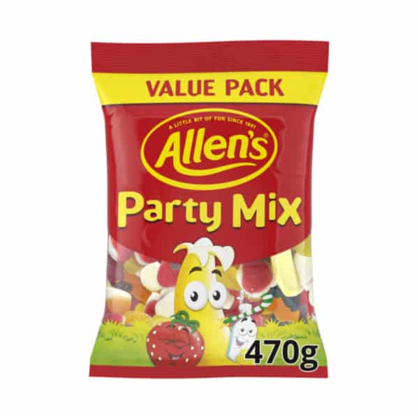 Allens Lollies Large Value Bag Party Mix 470g 1