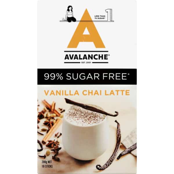 Avalanche 99 Sugar Free Vanilla Chai Latte 10 Pack