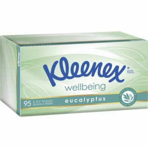 Kleenex Eucalyptus Facial Tissues 95 Pack