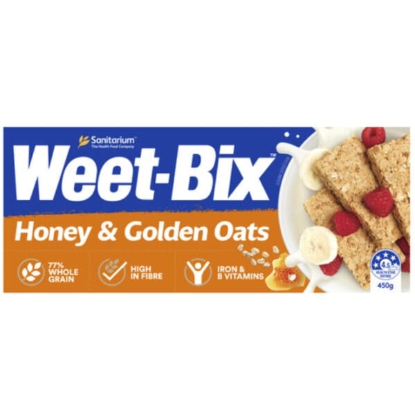 Sanitarium Weet bix Honey Golden Oats 450g 1