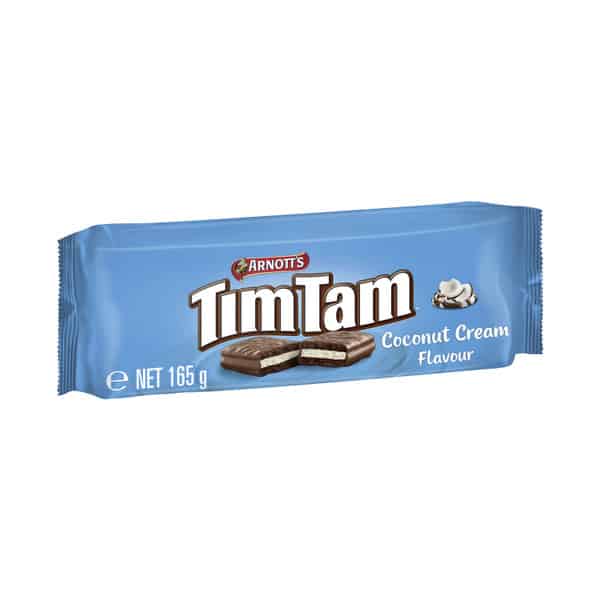 Buy Arnotts Tim Tam Chocolate Coconut Cream 165g Online | Worldwide | Australian Food Shop