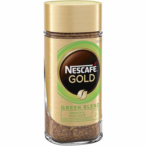 Buy Nescafe Gold Green And | Coffee Online Australian 100g Roasted | Shop Instant Worldwide Delivery Food
