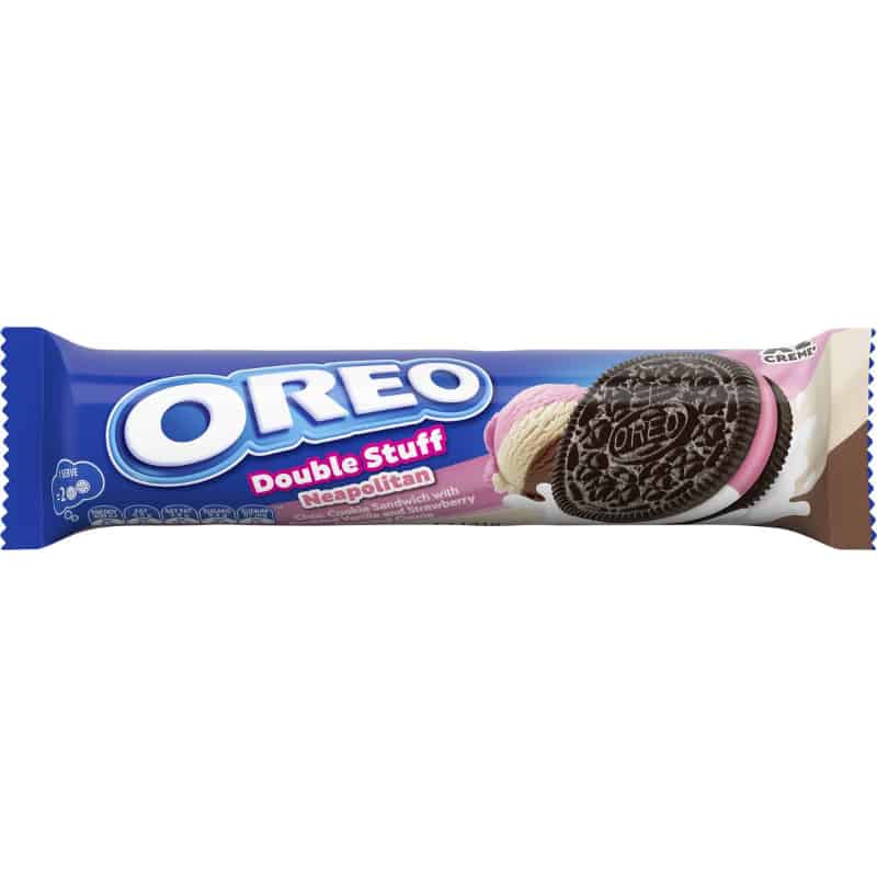 Buy Oreo Neapolitan Double Stuff Cookies 131g Online | Worldwide ...