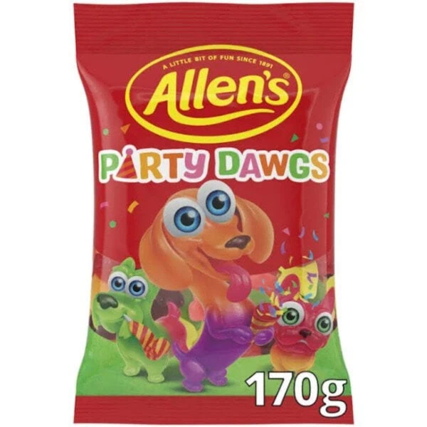Buy Allens Party Dawgs 170g Online | Worldwide Delivery | Australian ...