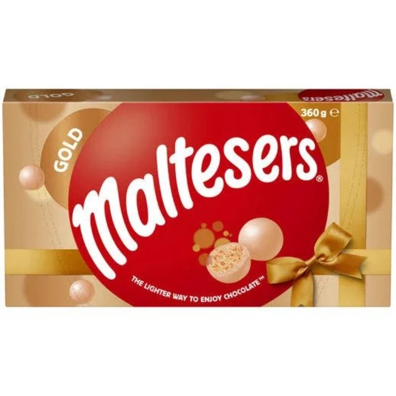 Buy Maltesers Gold Choc Party Gift Box 360g Online, Worldwide Delivery