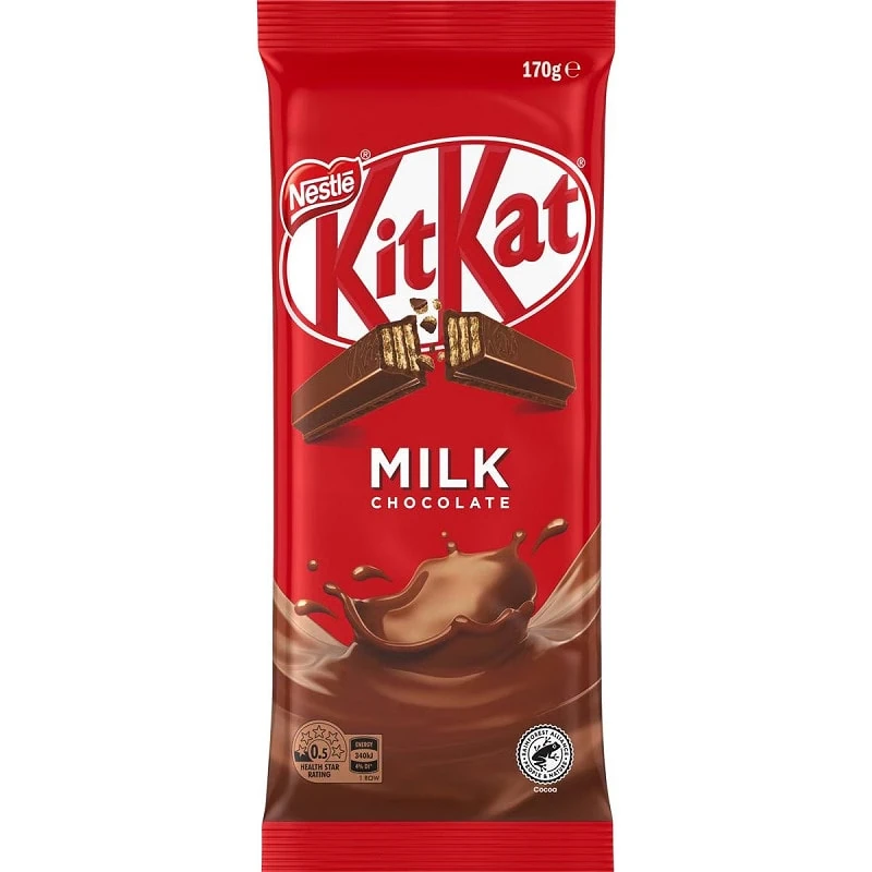 Nestle Kitkat Original Milk Chocolate Block 160g
