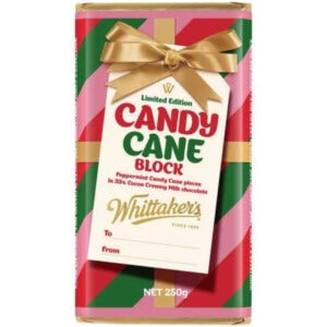 Whittaker's Block Chocolate Candy Cane 250g