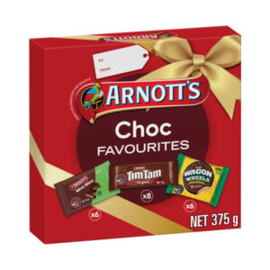 Arnott's Family Choc Christmas Box 375g