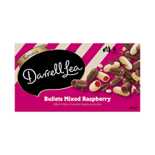 Darrell Lea Raspberry Bulletts Assorted Gift Box 400g