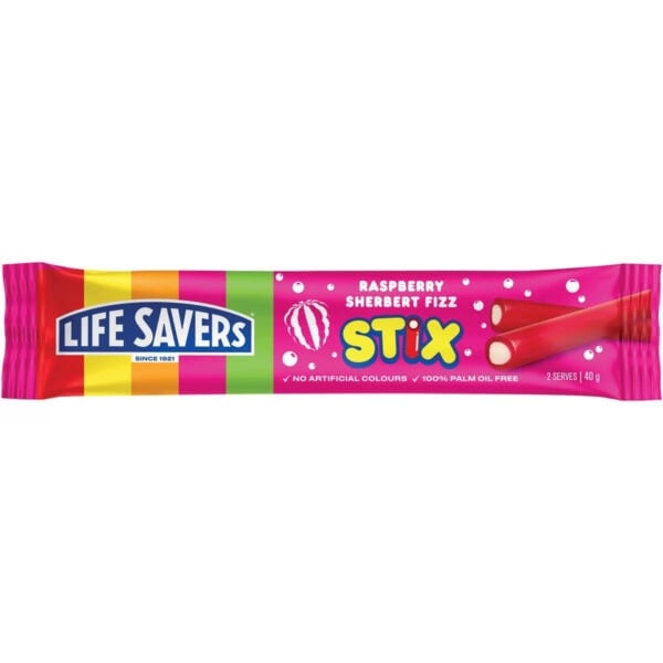 lifesavers stix raspberry