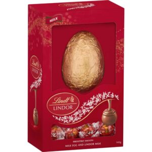 Lindt Lindor Milk Chocolate Easter Egg Gift Box 143g