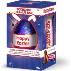 Scorched Peanut Bar Milk Chocolate Easter Egg 145g