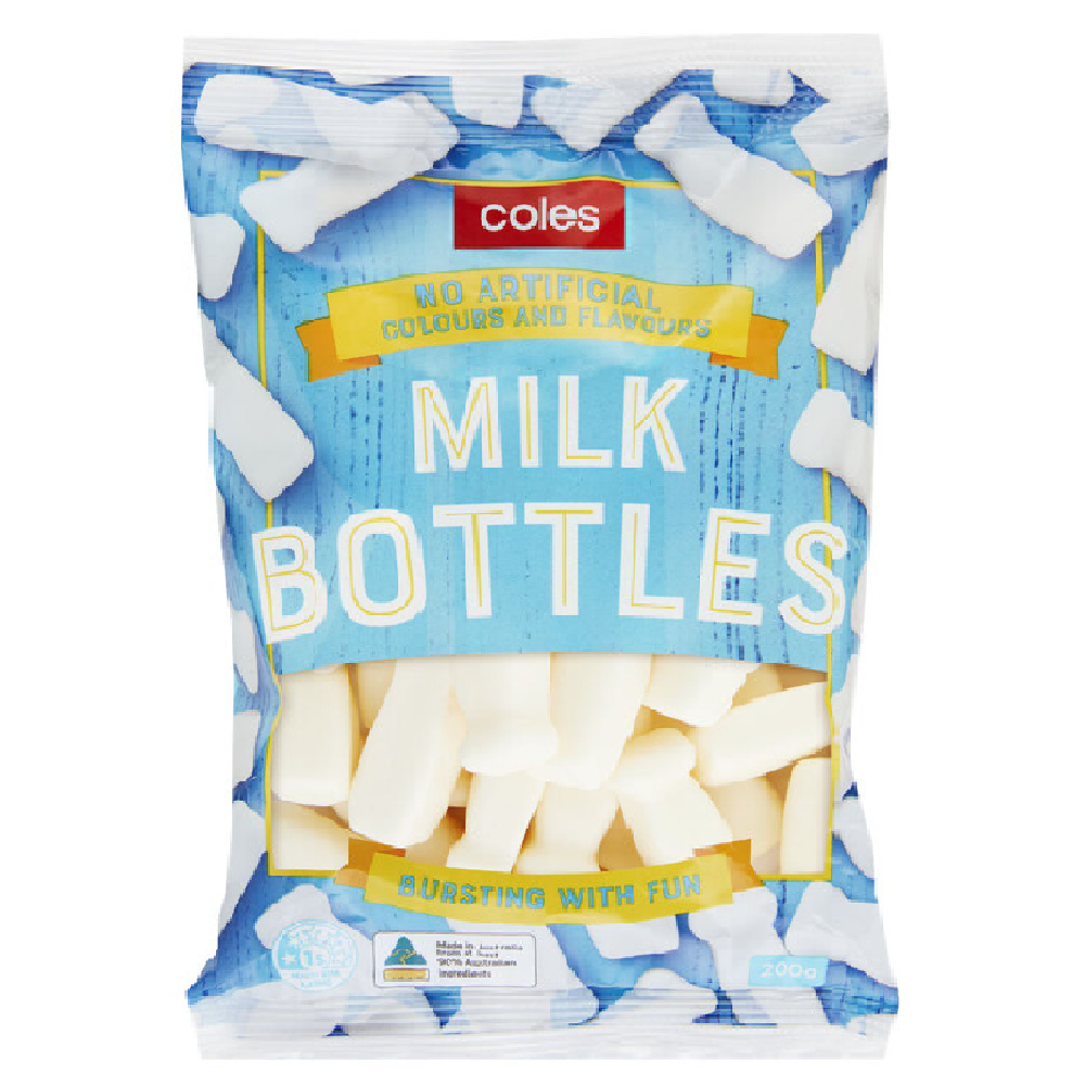 Buy Milk Bottles Lollies Online Worldwide Delivery Australian Food Shop