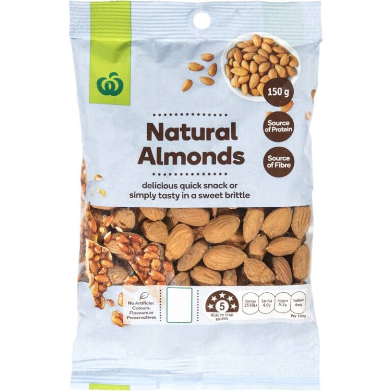 Buy Woolworths Almonds Natural 150g Online | Worldwide Delivery ...