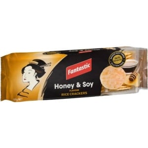 Fantastic Rice Crackers Honey & Soy 100g