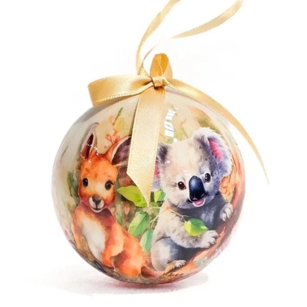 Baby Koala Kangaroo Christmas Bauble